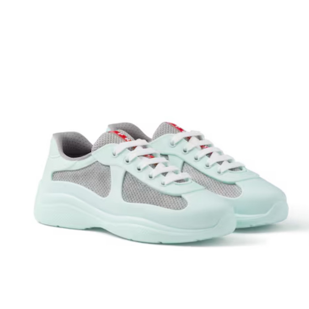 Prada Mint and Gray Americas cup
